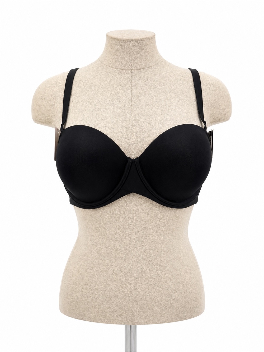 Maidenform Black Strapless Underwire Bra Size 34D Convertible